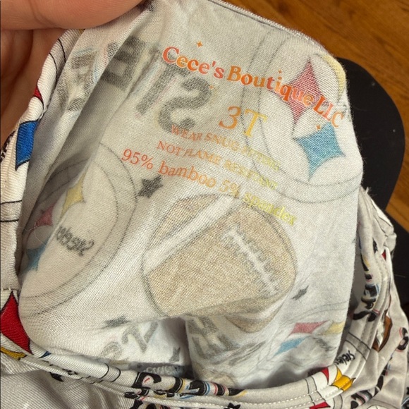 NWOT Steelers Toddler Bamboo Romper - Picture 5 of 5